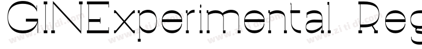 GINExperimental Regu字体转换